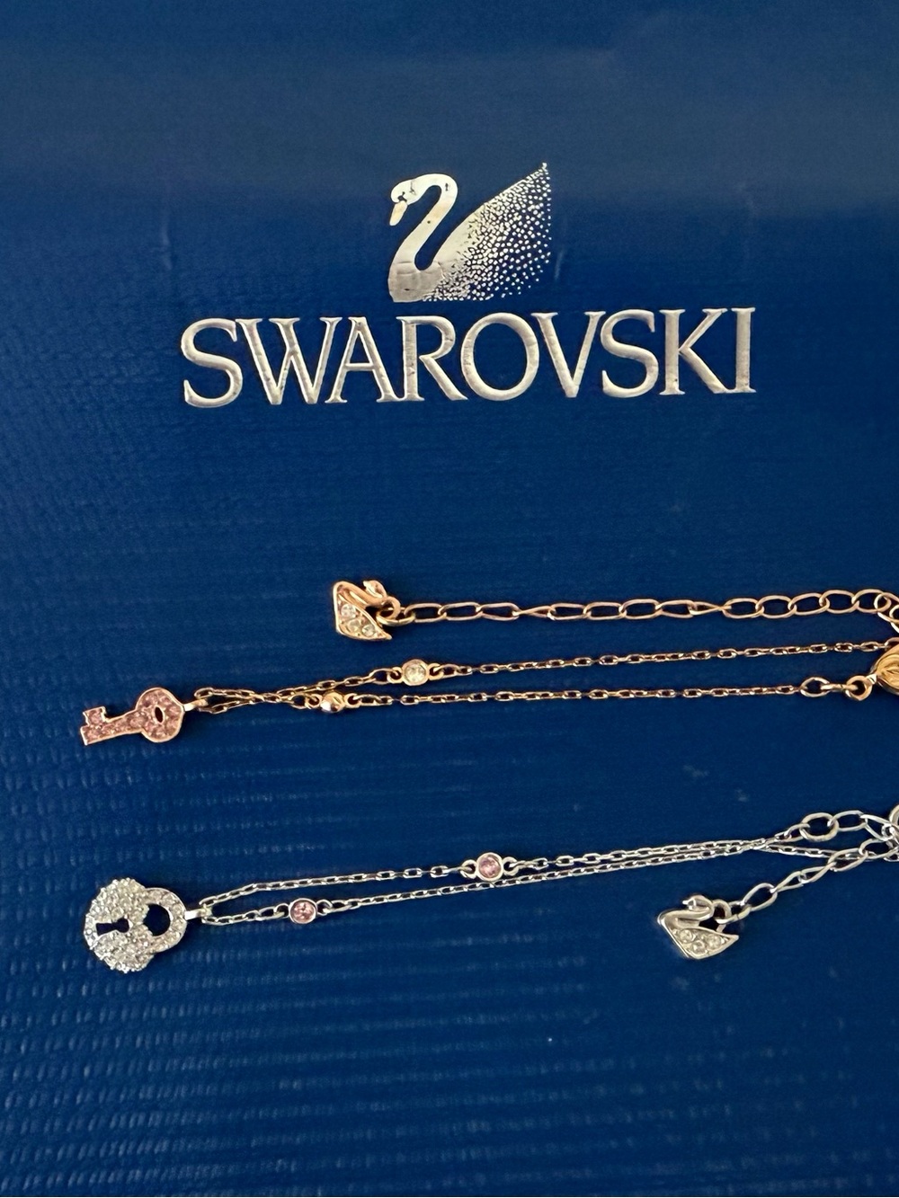 Swarovski Wishes Key/Padlock Bracelet Set 5272251